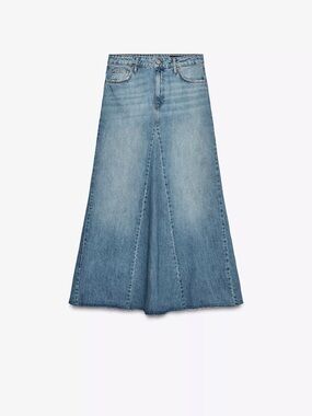 Zara Zw denim skirt